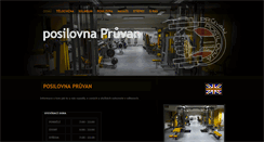 Desktop Screenshot of posilovna-pruvan.cz